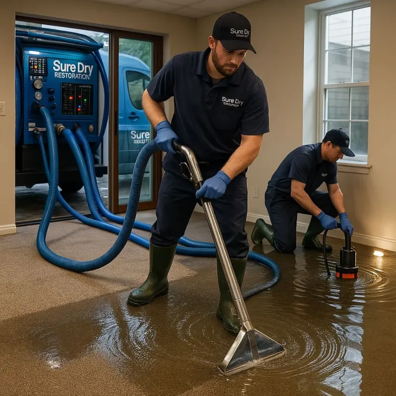 Water Extraction and Removal process in Van Buren County, TN
